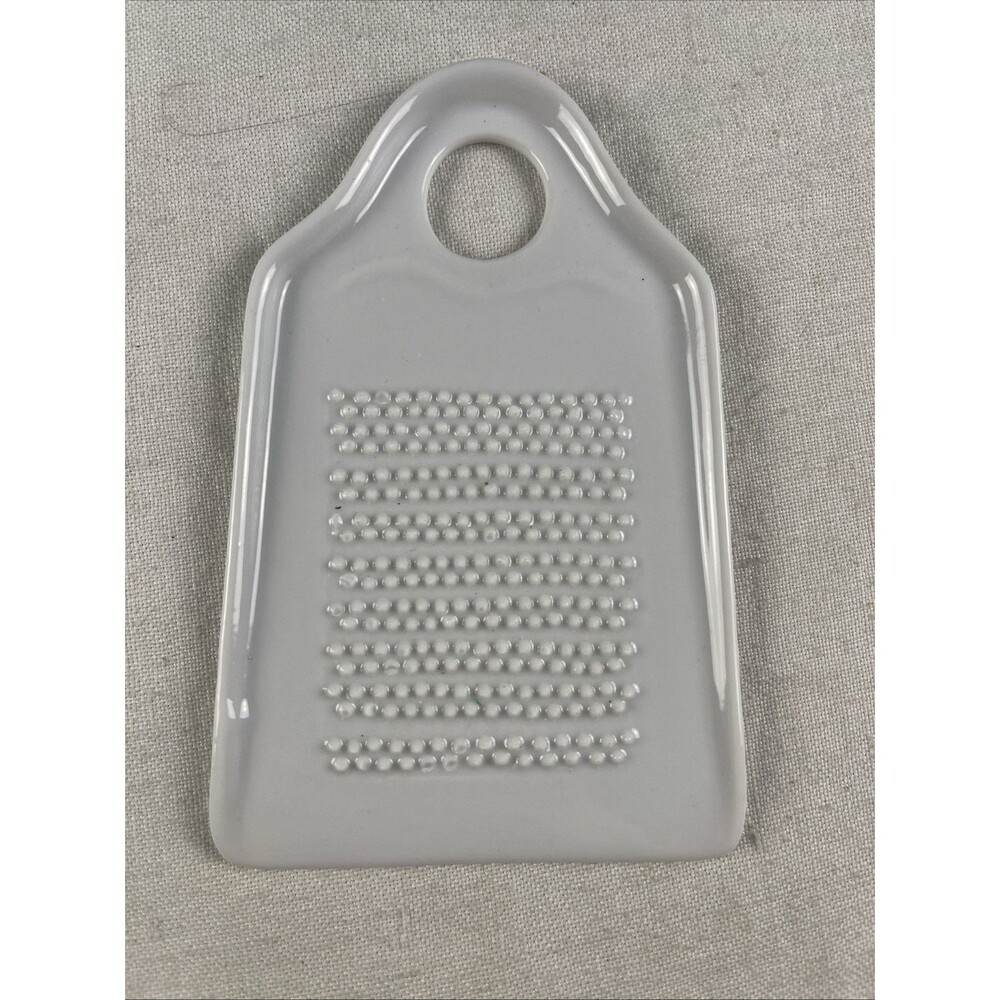 Vintage Porcelain Hand Grater 5 1/2" Parmesan Cheese Garlic & More Grater